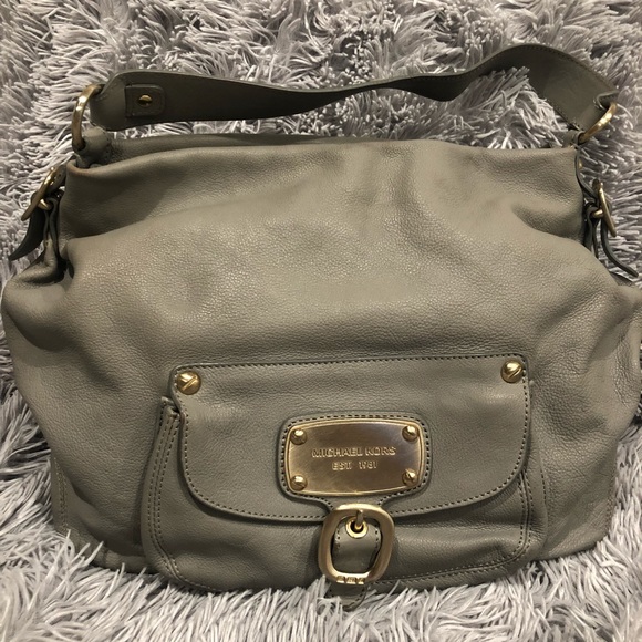 Michael Kors • Gray Hobo Bag • Used - Picture 1 of 8